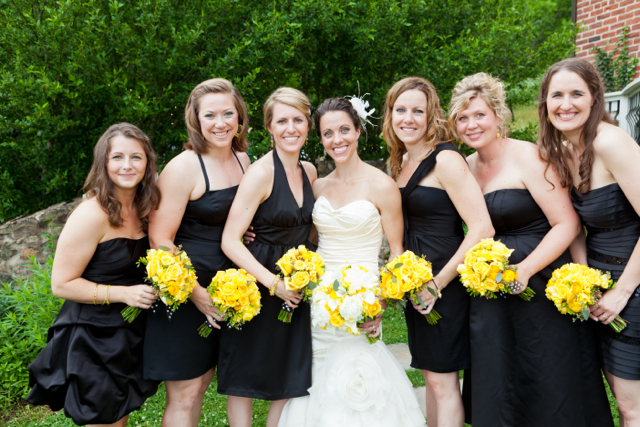 Loudoun Weddings, Leesburg Florist, Holly Chapple Flowers, yellow flowers, Merriweather Manor