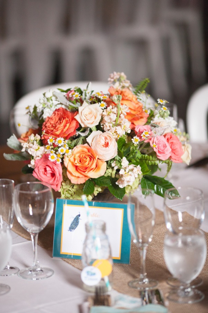 peach wedding flowers, coral wedding flowers, holly chapple flowers, 