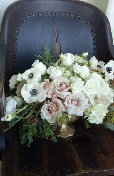 white lavender roses anemones bouquet chapel designer true florette floral design
