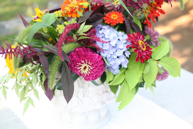 organic wedding flowers, locally grown wedding flowers