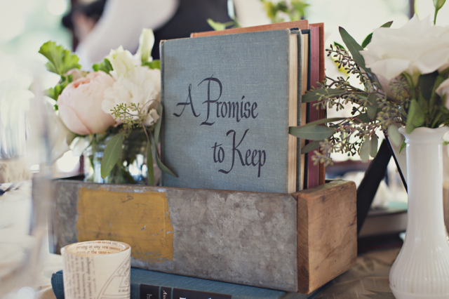 library themed wedding, whitehall manor