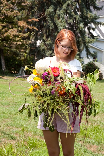 flower arranging classes with Holly Chapple